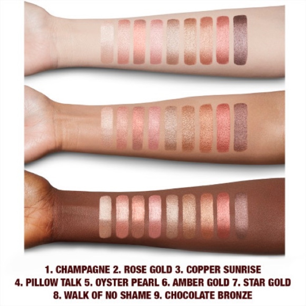 NIB Charlotte Tilbury Eyes To Mesmerise Cream Eyeshadow Pillow Talk & Walk of No - Picture 5 of 5